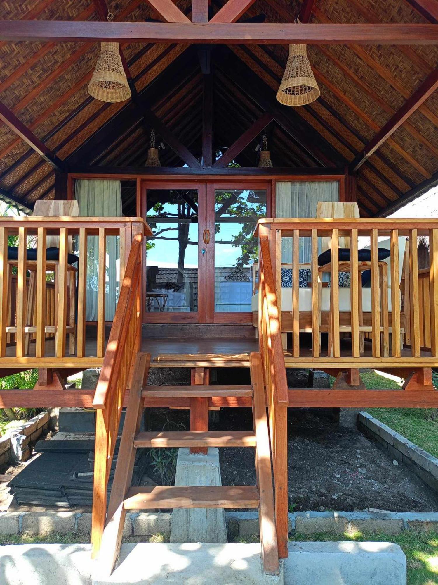 Bintang Tiga Bungalows Gili Air Dış mekan fotoğraf