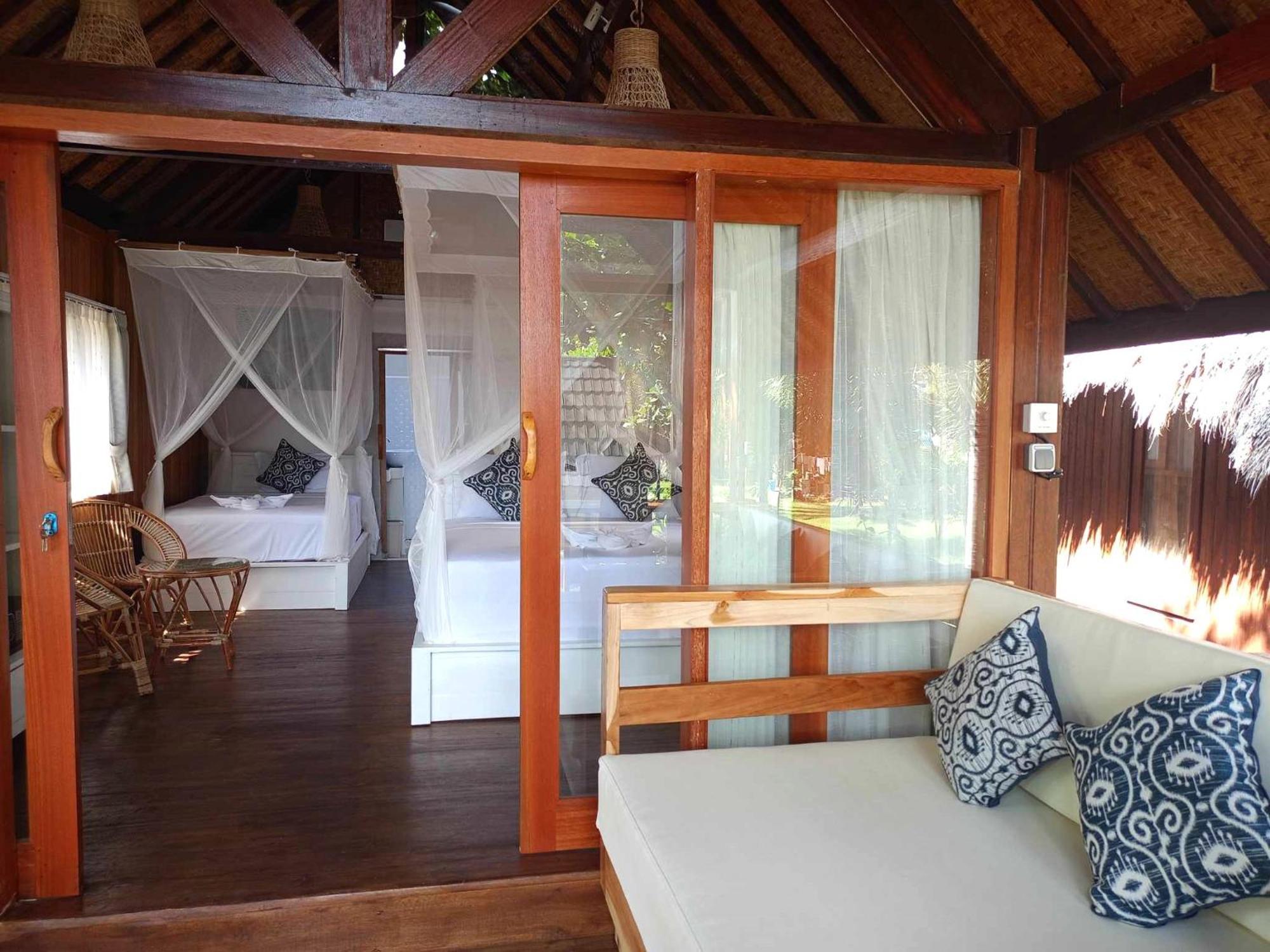 Bintang Tiga Bungalows Gili Air Dış mekan fotoğraf