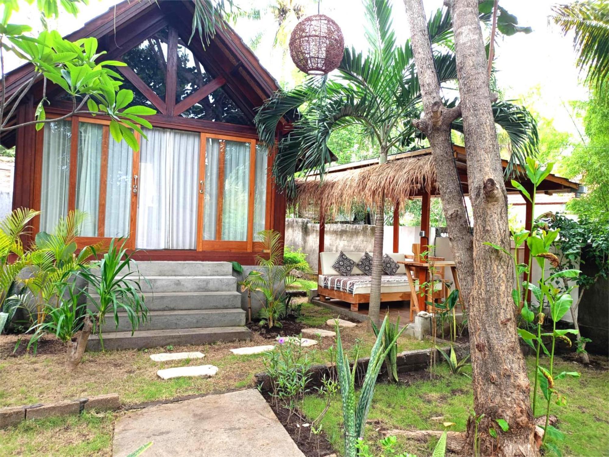 Bintang Tiga Bungalows Gili Air Dış mekan fotoğraf