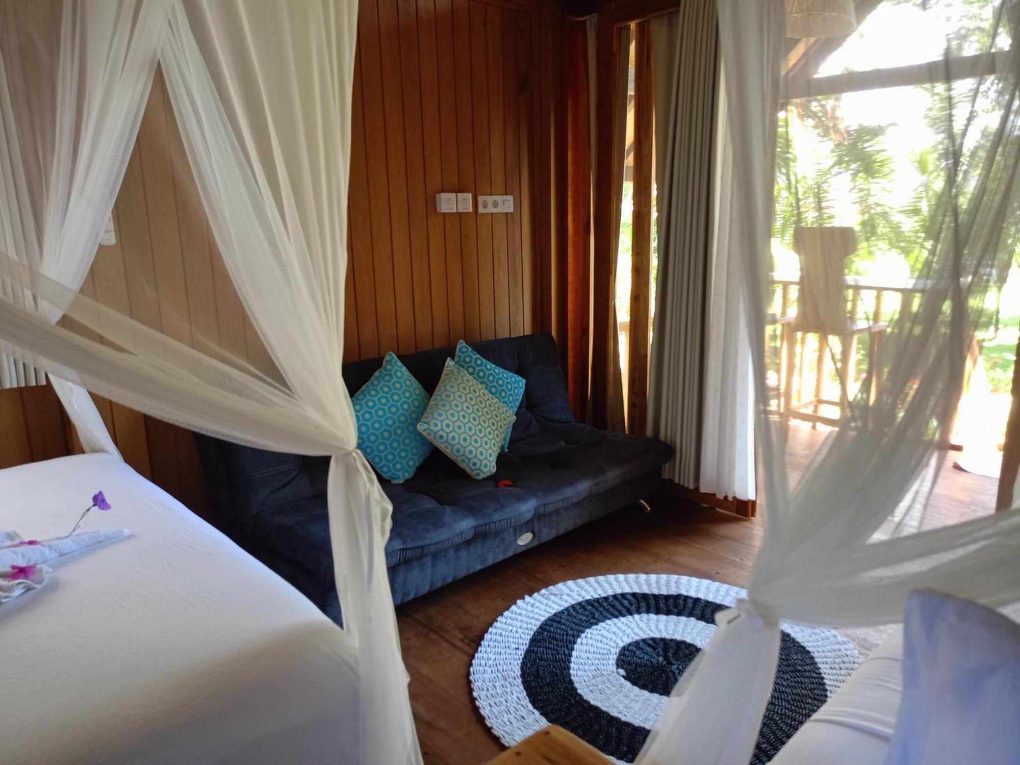 Bintang Tiga Bungalows Gili Air Dış mekan fotoğraf